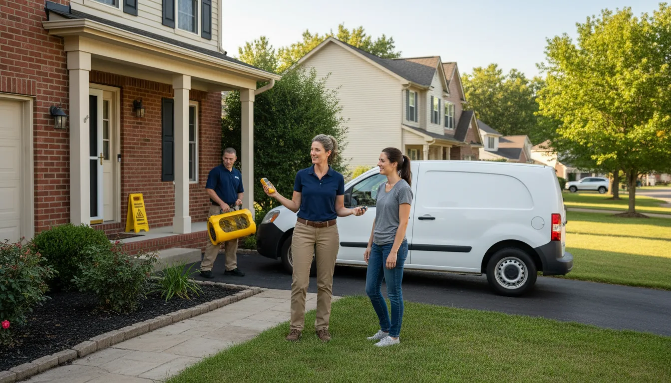 Water restoration image for Dehumidification And Cleanup Services in Crawley, WV